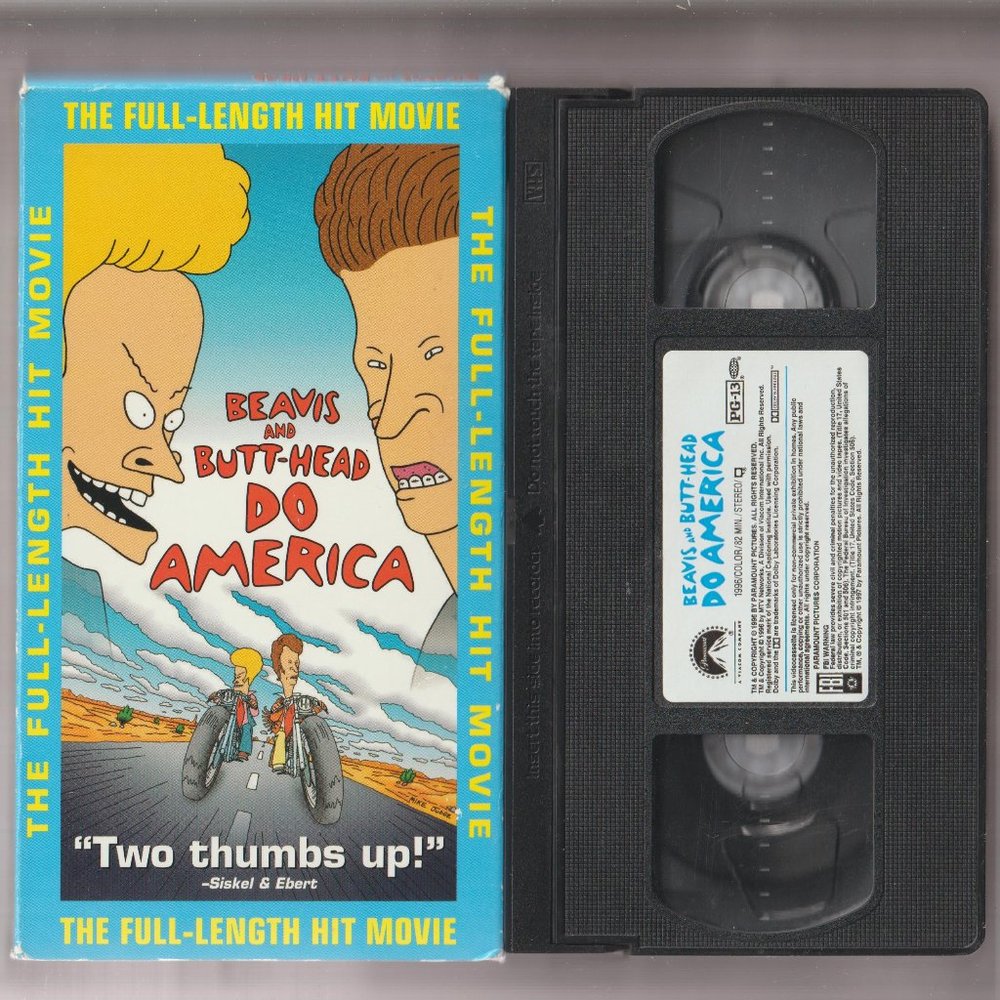 Beavis and Butt-Head Do America VHS Mike Judge